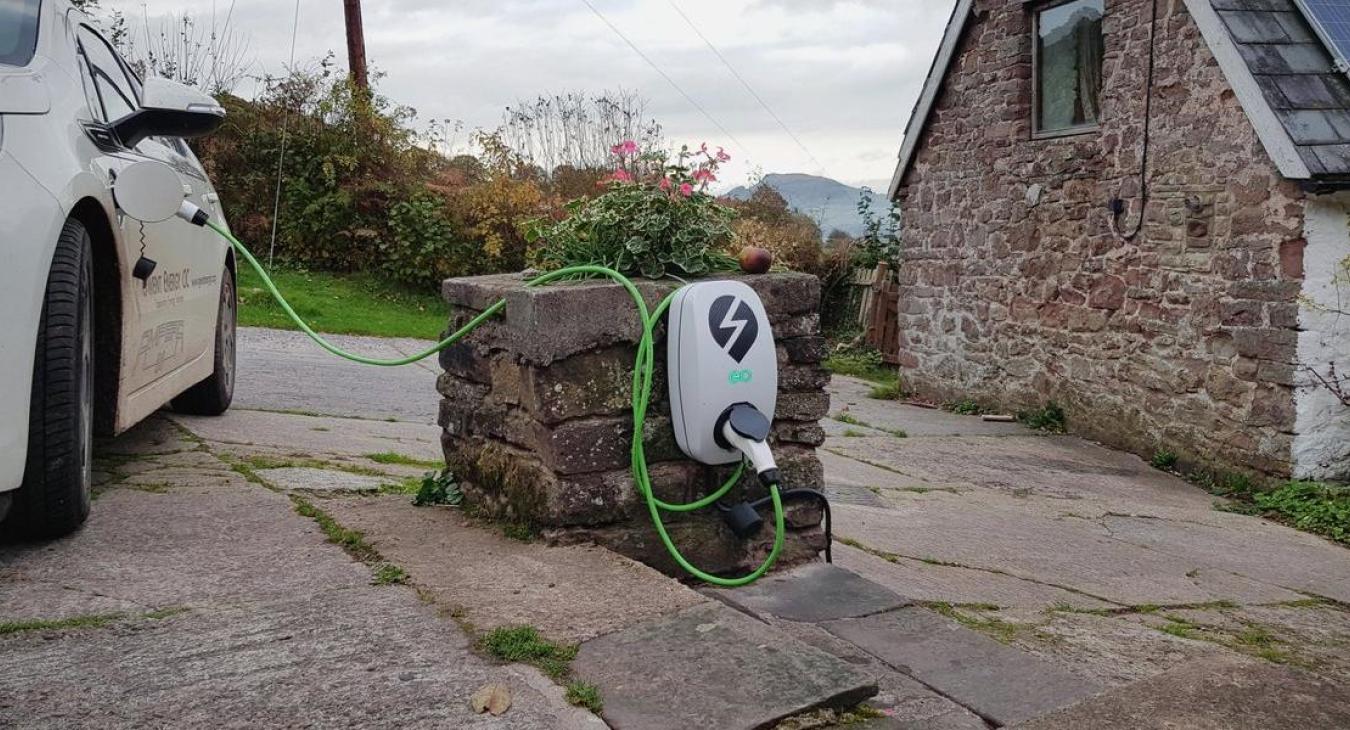 Electric car charger installer in Cwmbran Wales